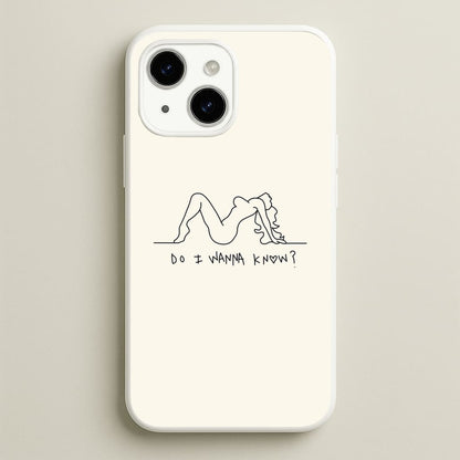 Do I Wanna Know? - Arctic Monkeys  - Arctic Monkeys Phone Case for iPhone 15
