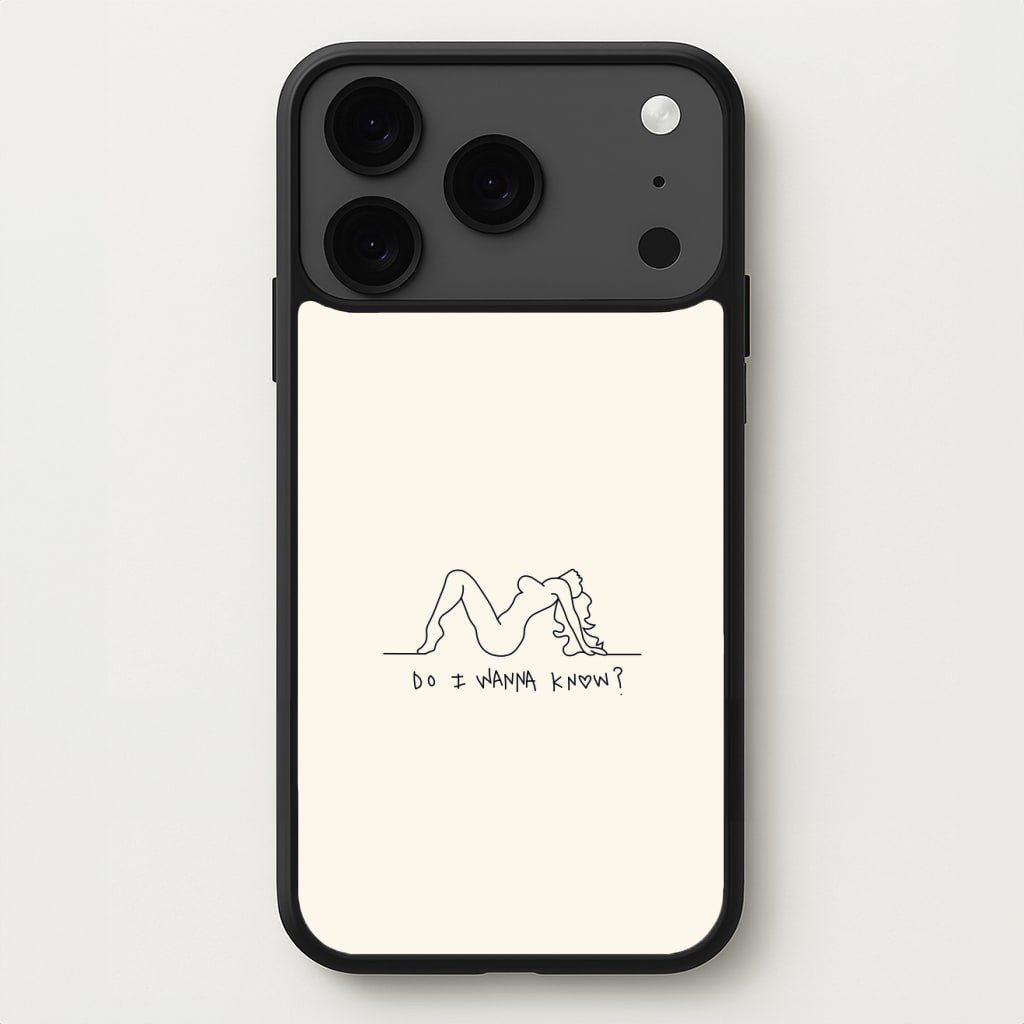Do I Wanna Know? - Arctic Monkeys Phone Case for iPhone 17 Pro Max