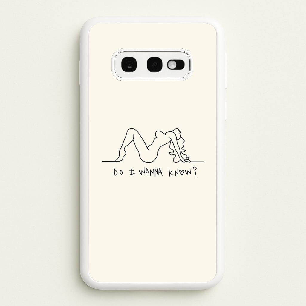 Do I Wanna Know? - Arctic Monkeys  - Arctic Monkeys Phone Case for Galaxy S10e