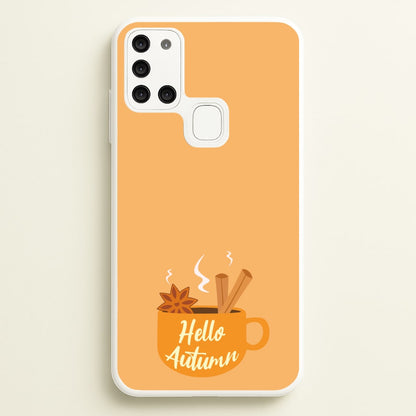 Hello Autumn  - Autumn Phone Case for Galaxy A21s