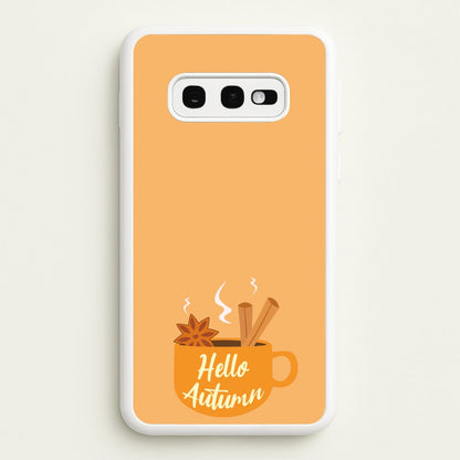 Hello Autumn  - Autumn Phone Case for Galaxy S10e