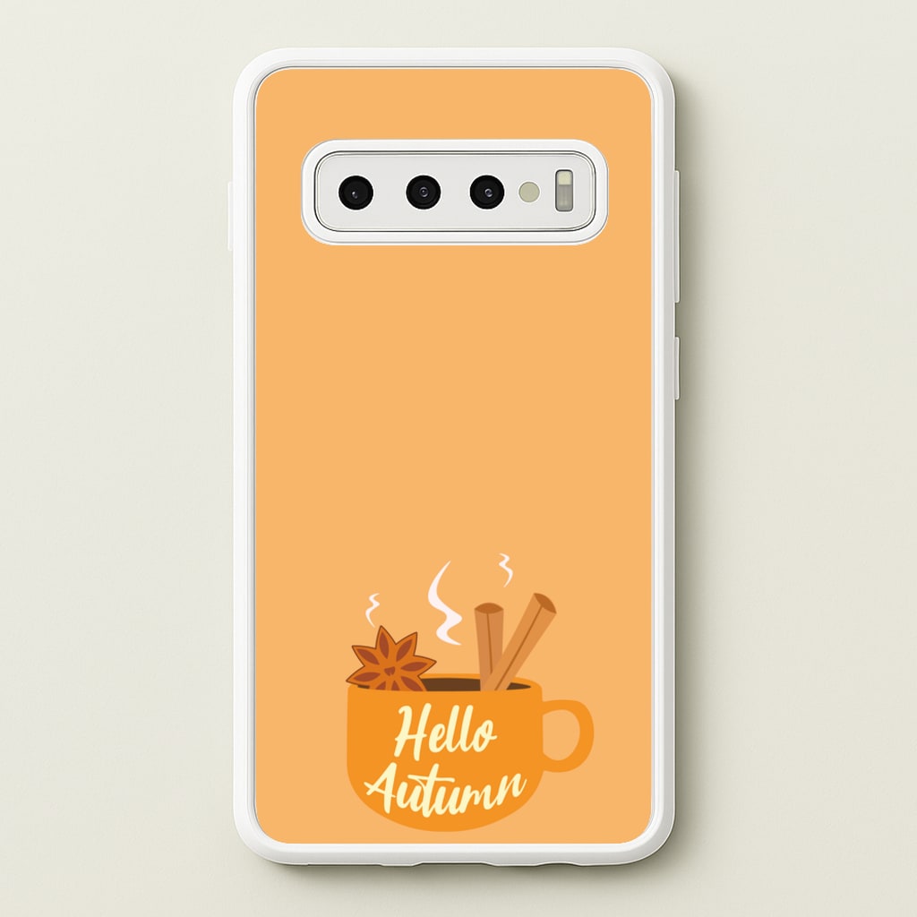 Hello Autumn  - Autumn Phone Case for Galaxy S10 Plus