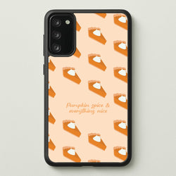 Pumpkin Spice And Everything Nice - Autumn  - Autumn Phone Case for Galaxy A41