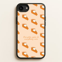 Pumpkin Spice And Everything Nice - Autumn  - Autumn Phone Case for iPhone 6 / 7 / 8 / SE