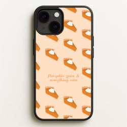 Pumpkin Spice And Everything Nice - Autumn  - Autumn Phone Case for iPhone 13 Mini