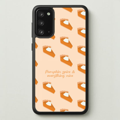 Pumpkin Spice And Everything Nice - Autumn  - Autumn Phone Case for Galaxy Note 20
