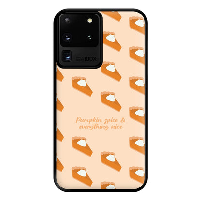 Pumpkin Spice And Everything Nice - Autumn Phone Case for Galaxy S20 Ultra