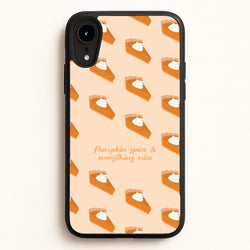 Pumpkin Spice And Everything Nice - Autumn  - Autumn Phone Case for iPhone XR