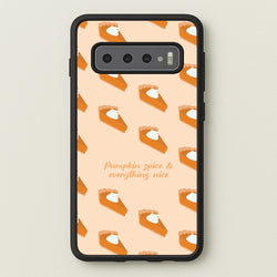 Pumpkin Spice And Everything Nice - Autumn  - Autumn Phone Case for Galaxy S10