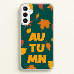 Leaves - Autumn  - Autumn Phone Case for Galaxy A34