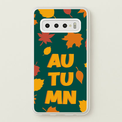 Leaves - Autumn  - Autumn Phone Case for Galaxy S10 Plus