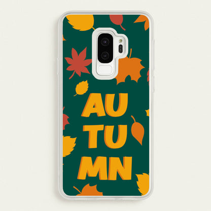 Leaves - Autumn  - Autumn Phone Case for Galaxy S9 Plus