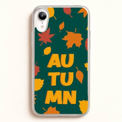 Leaves - Autumn  - Autumn Phone Case for iPhone XR
