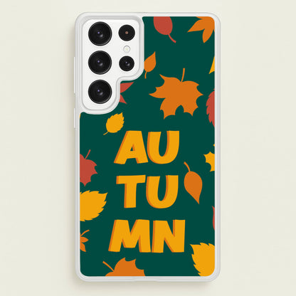 Leaves - Autumn  - Autumn Phone Case for Galaxy S22 Ultra