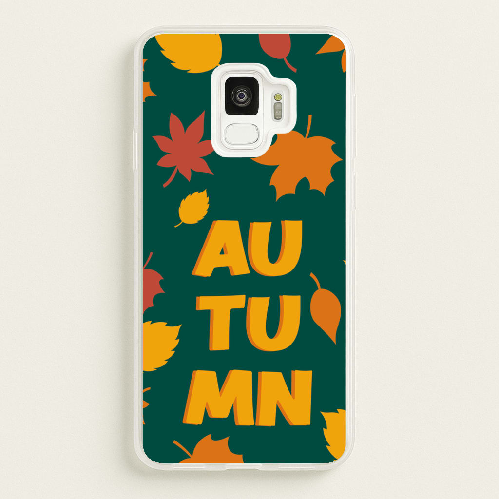 Leaves - Autumn  - Autumn Phone Case for Galaxy S9