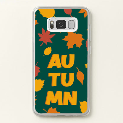 Leaves - Autumn  - Autumn Phone Case for Galaxy S8