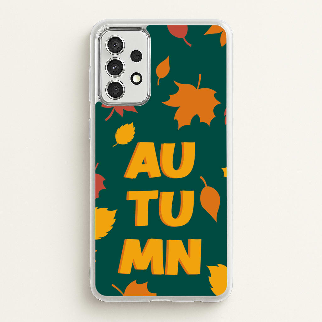 Leaves - Autumn  - Autumn Phone Case for Galaxy A52 / A52s