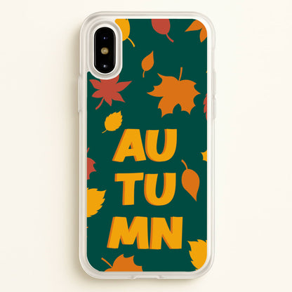 Leaves - Autumn  - Autumn Phone Case for iPhone X / XS