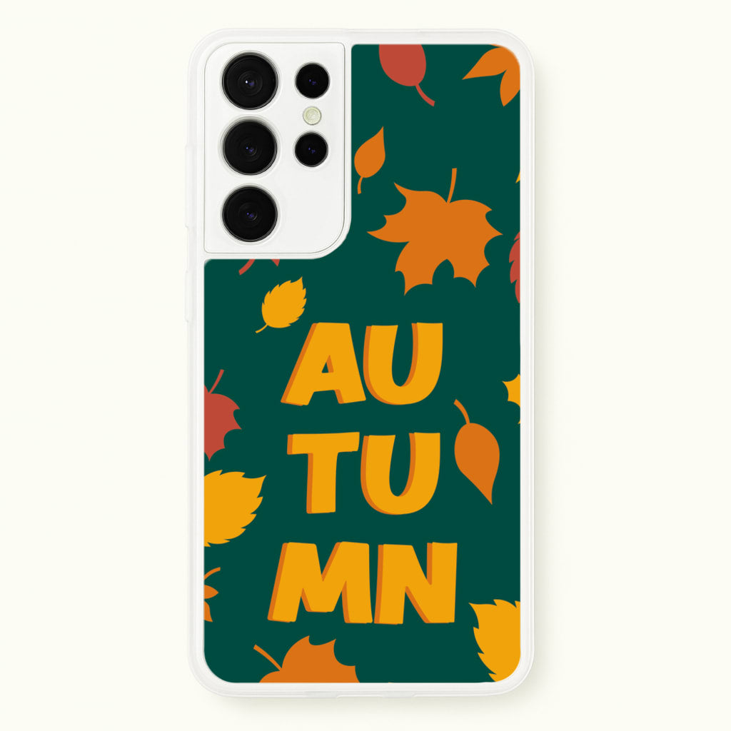 Leaves - Autumn  - Autumn Phone Case for Galaxy S21 Ultra