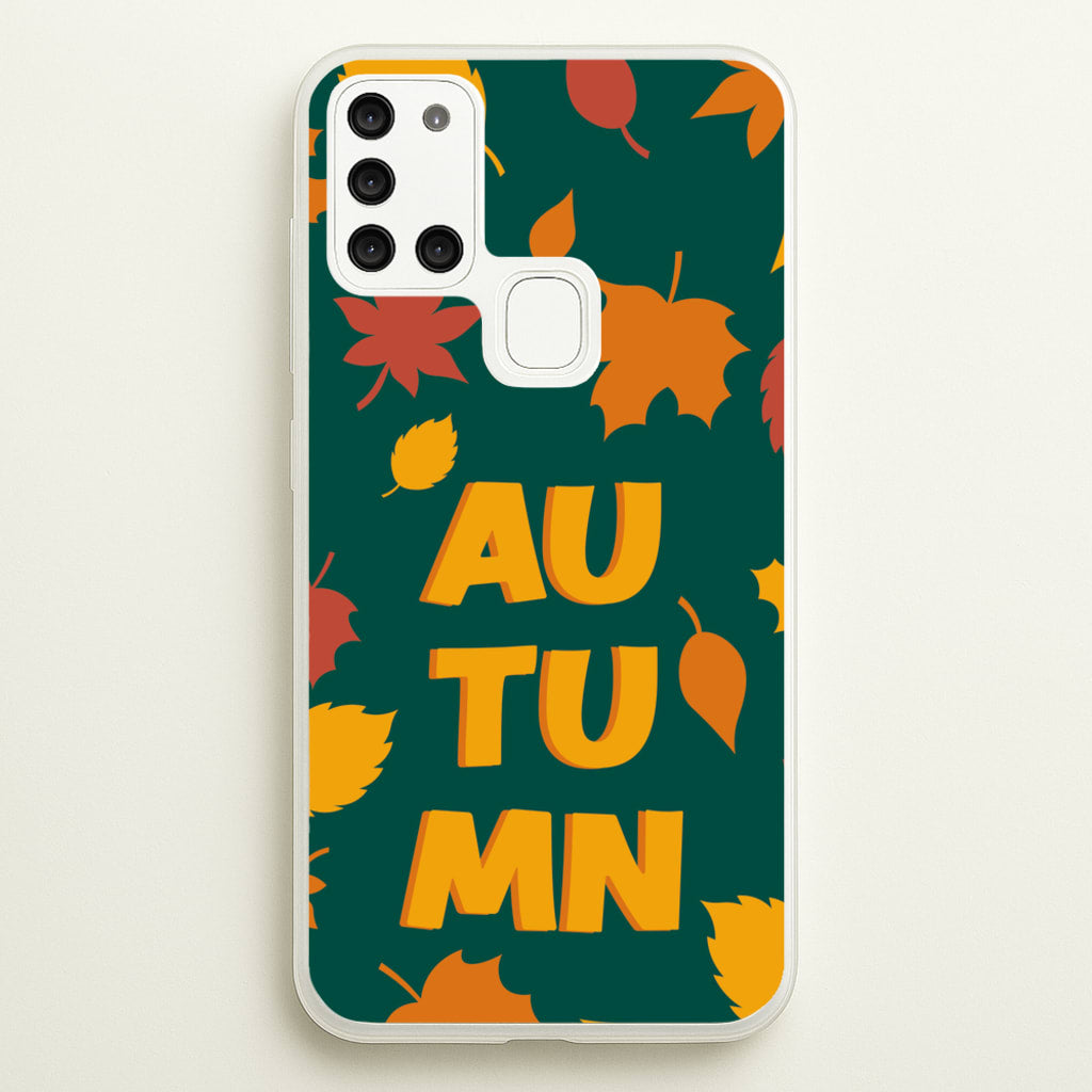 Leaves - Autumn  - Autumn Phone Case for Galaxy A21s