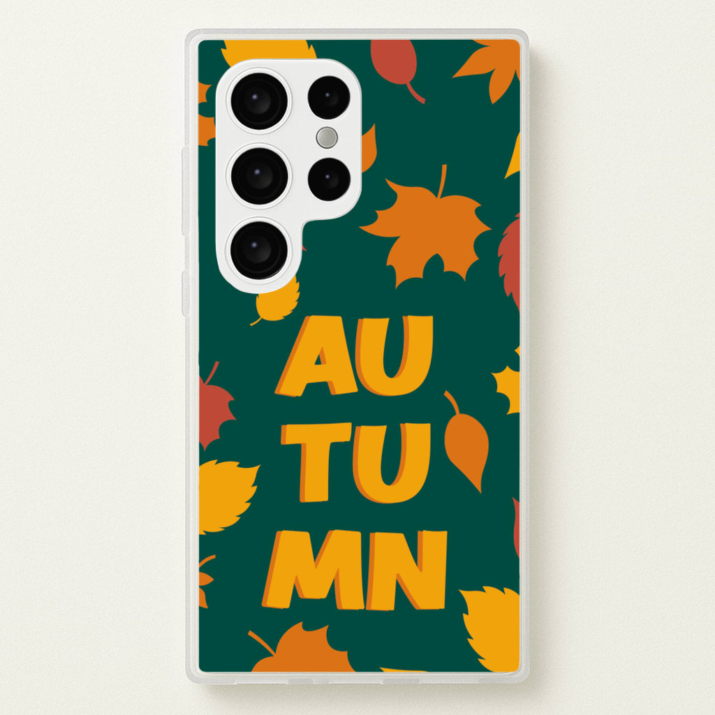 Leaves - Autumn  - Autumn Phone Case for Galaxy S24 Ultra