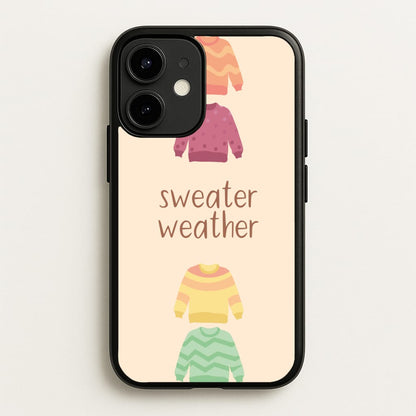 Sweater Weather - Autumn  - Autumn Phone Case for iPhone 12 / 12 Pro