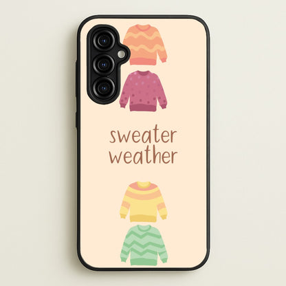 Sweater Weather - Autumn  - Autumn Phone Case for Galaxy A54