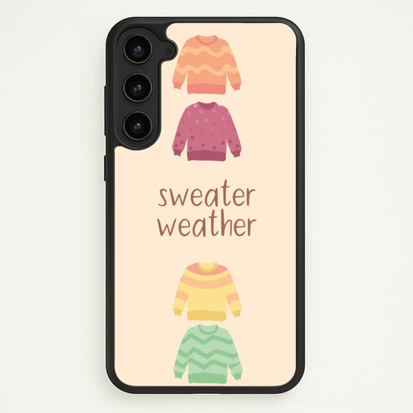 Sweater Weather - Autumn  - Autumn Phone Case for Galaxy S23