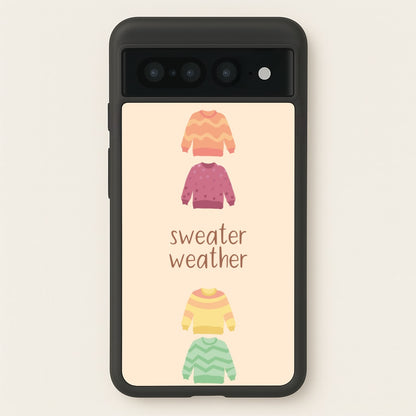 Sweater Weather - Autumn  - Autumn Phone Case for Google Pixel 7 Pro