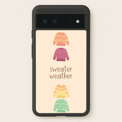 Sweater Weather - Autumn  - Autumn Phone Case for Google Pixel 6