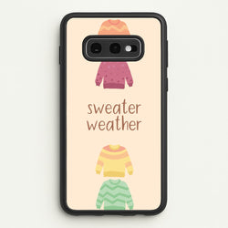 Sweater Weather - Autumn  - Autumn Phone Case for Galaxy S10e