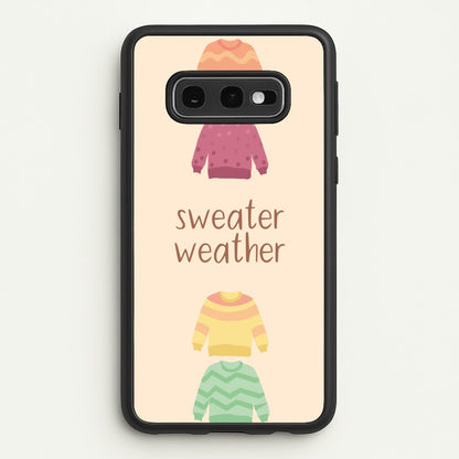 Sweater Weather - Autumn  - Autumn Phone Case for Galaxy S10e