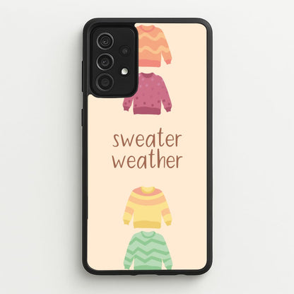 Sweater Weather - Autumn  - Autumn Phone Case for Galaxy A52 / A52s