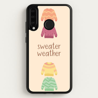 Sweater Weather - Autumn  - Autumn Phone Case for Huawei P30 Lite