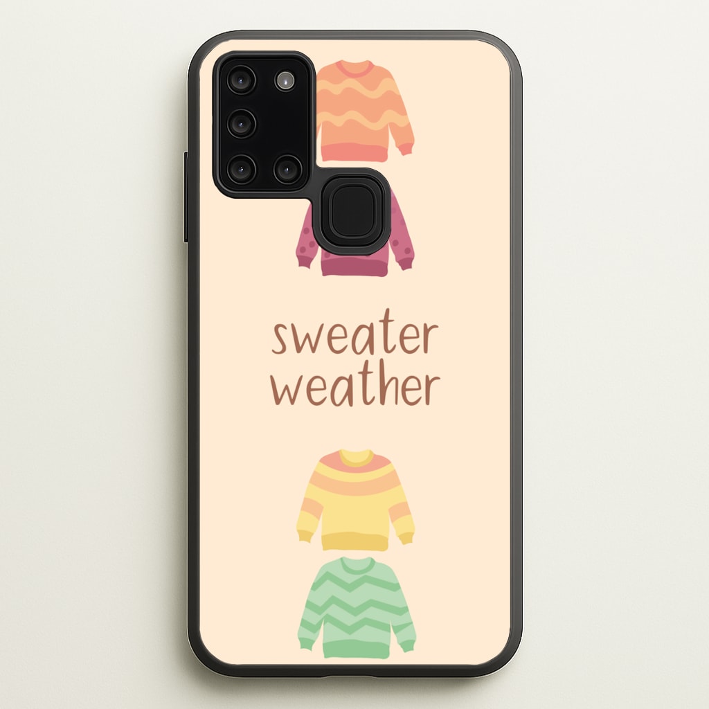 Sweater Weather - Autumn  - Autumn Phone Case for Galaxy A21s