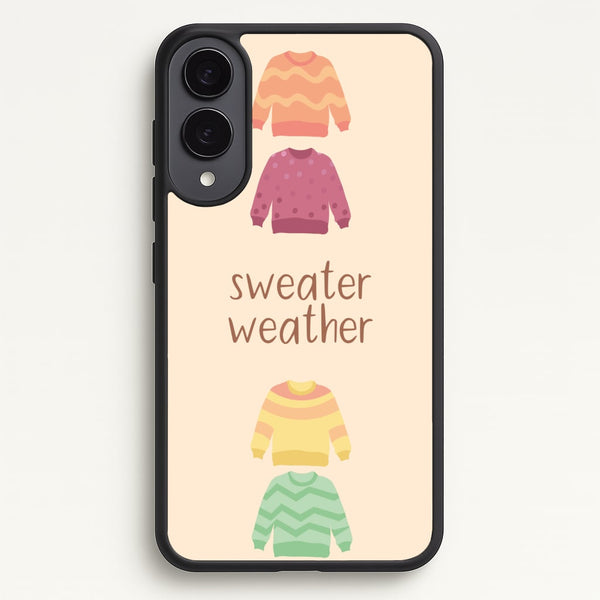 Sweater Weather - Autumn  - Autumn Phone Case for Galaxy S25 Edge