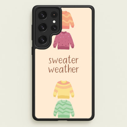 Sweater Weather - Autumn  - Autumn Phone Case for Galaxy S22 Ultra