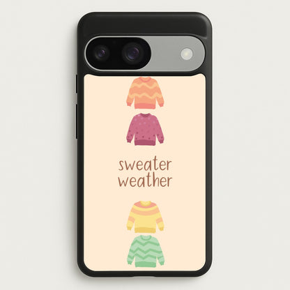 Sweater Weather - Autumn  - Autumn Phone Case for Google Pixel 9 / 9 Pro
