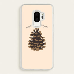 Everything Will Be Just Pine - Autumn  - Autumn Phone Case for Galaxy S9 Plus
