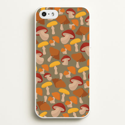 Mushroom Pattern - Autumn   - Autumn Phone Case for iPhone 5 / 5s / SE 2016