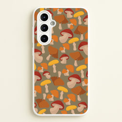Mushroom Pattern - Autumn   - Autumn Phone Case for Galaxy A54