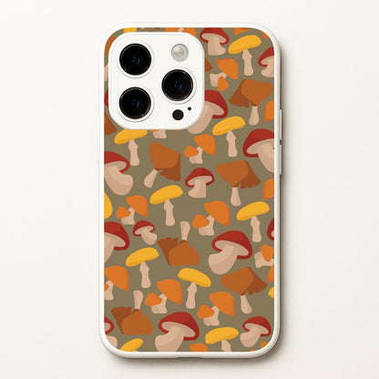 Mushroom Pattern - Autumn   - Autumn Phone Case for iPhone 14 Pro