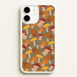 Mushroom Pattern - Autumn   - Autumn Phone Case for iPhone 11