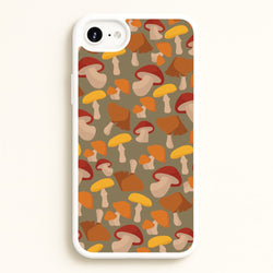 Mushroom Pattern - Autumn   - Autumn Phone Case for iPhone 6 / 7 / 8 / SE