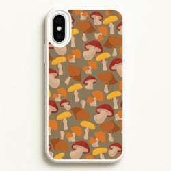 Mushroom Pattern - Autumn   - Autumn Phone Case for iPhone XS Max