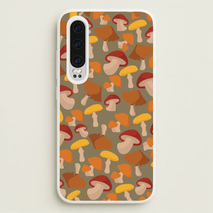 Mushroom Pattern - Autumn   - Autumn Phone Case for Huawei P30