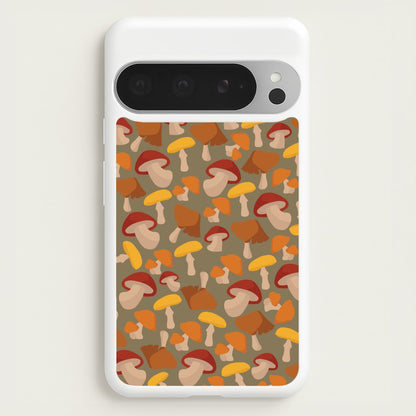 Mushroom Pattern - Autumn   - Autumn Phone Case for Google Pixel 9 Pro XL