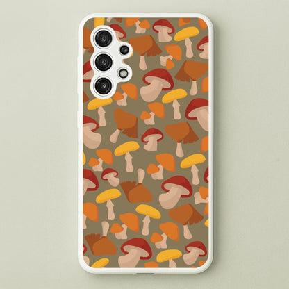 Mushroom Pattern - Autumn   - Autumn Phone Case for Galaxy A13