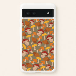Mushroom Pattern - Autumn   - Autumn Phone Case for Google Pixel 6a