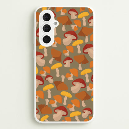 Mushroom Pattern - Autumn   - Autumn Phone Case for Galaxy S23FE